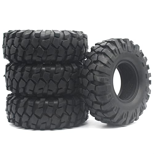 XEBRAD 1:10 RC-Modellauto im Maßstab 1:10, Klettern, Felskriechen, Gummireifen, Durchmesser 1,9 Zoll, Reifen 11710810296mm, superweicher Kiesreifen RC-Autoreifen(108MM-4PC) von VXELY