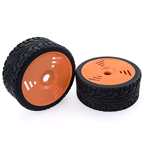 XEBRAD 100-mm-Gummireifen, Räder, 17 mm Sechskant, Redcat for HSP, HPI, for Kyosho, Hobao Team, LOSI, Carson, 1/8 Buggy On-Road RC Car RC-Autoreifen(2pcs F08426E) von VXELY