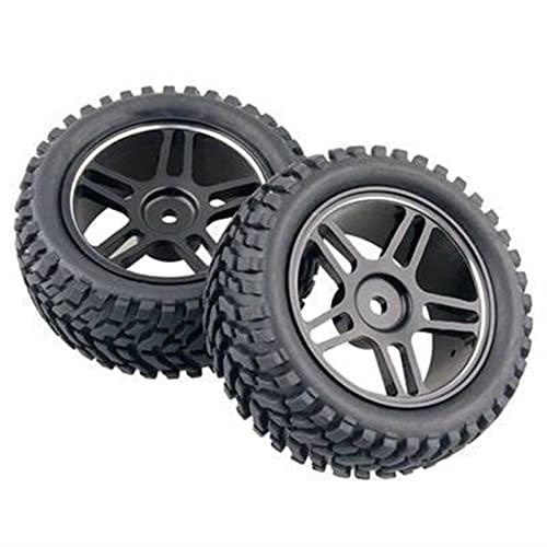 XEBRAD 4-teilig, for HSP, 1:16 Rallye-Reifen haben starken Grip 1:10 Pannenschutz for Wechseln der Rallye-Reifen, Aluminiumlegierungsfelgen, 94123, for Kirschblüten RC-Autoreifen(106H-7004) von VXELY