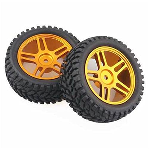 XEBRAD 4-teilig, for HSP, 1:16 Rallye-Reifen haben starken Grip 1:10 Pannenschutz for Wechseln der Rallye-Reifen, Aluminiumlegierungsfelgen, 94123, for Kirschblüten RC-Autoreifen(106Y-7004) von VXELY