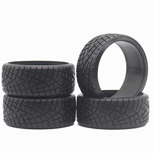 XEBRAD 4-teiliges RC-Car-On-Road-Racing-T-Drift-Reifen, 26 mm, 1/10, for HSP, for HPI, for Tamiya, for Yokomo, for HSP, 94123/94103 RC-Autoreifen(6013) von VXELY