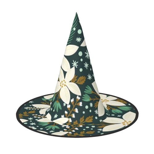 VXXNlnn 1 x Halloween-Hut – Hexen Blumenmuster Druck Dekor Party Cosplay Rollenspiel Festival Karneval Stirnband für Feste, Ostern VXXNlnn 1 x Halloween-Hut – Hexen Blumenmuster Druck Dekor Party Cosplay Rollenspiel Festival Karneval Stirnband für Feste, Ostern von VXXNlnn