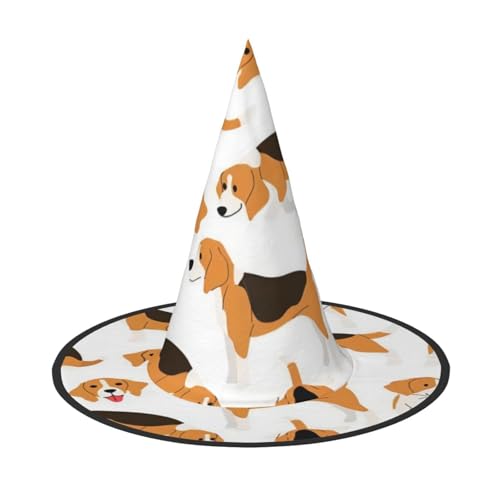VXXNlnn 1 x Halloween-Hut – Hexen Hund Druck Dekor Party Cosplay Rollenspiel Festival Karneval Stirnband für festlich, Ostern VXXNlnn 1 x Halloween-Hut – Hexen Hund Druck Dekor Party Cosplay Rollenspiel Festival Karneval Stirnband für festlich, Ostern von VXXNlnn