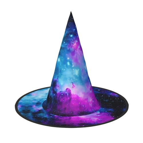 VXXNlnn 1 x Halloween-Hut – Hexen cooler Stern Fluss Druck Dekor Party Cosplay Rollenspiel Festival Karneval Stirnband für Feste, Ostern VXXNlnn 1 x Halloween-Hut – Hexen cooler Stern Fluss Druck Dekor Party Cosplay Rollenspiel Festival Karneval Stirnband für Feste, Ostern von VXXNlnn
