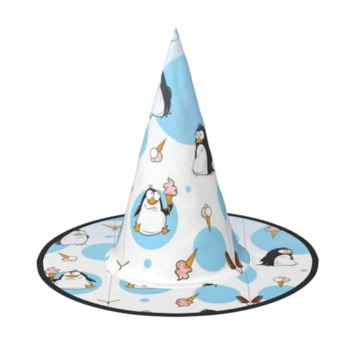 VXXNlnn 1 x Halloween-Hut – Hexen niedliche Pinguine Druck Dekor Party, Cosplay Rollenspiel Festival Karneval Stirnband für festlich, Ostern VXXNlnn 1 x Halloween-Hut – Hexen niedliche Pinguine Druck Dekor Party, Cosplay Rollenspiel Festival Karneval Stirnband für festlich, Ostern von VXXNlnn