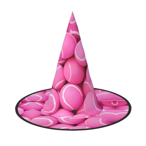 VXXNlnn 2 Stück Halloween-Hut – Hexen leuchtend rosa Tennisbälle Druck Dekor Party Cosplay Rollenspiel Festival Karneval Stirnband für Feste, Ostern VXXNlnn 2 Stück Halloween-Hut – Hexen leuchtend rosa Tennisbälle Druck Dekor Party Cosplay Rollenspiel Festival Karneval Stirnband für Feste, Ostern von VXXNlnn