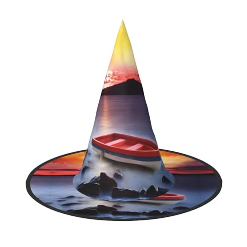 VXXNlnn 2 Stück Halloween-Hut – Hexen rotes Fischerboot, Dekoration, Party, Cosplay, Rollenspiel, Festival, Karneval, Stirnband für Feste, Ostern VXXNlnn 2 Stück Halloween-Hut – Hexen rotes Fischerboot, Dekoration, Party, Cosplay, Rollenspiel, Festival, Karneval, Stirnband für Feste, Ostern von VXXNlnn