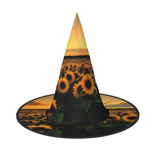 VXXNlnn Halloween-Hut – Hexen, Sonnenblumen, Meer, Druck, Dekoration, Party, Cosplay, Rollenspiel, Festival, Karneval, Stirnband für Feste, Ostern, 2 Stück VXXNlnn Halloween-Hut – Hexen, Sonnenblumen, Meer, Druck, Dekoration, Party, Cosplay, Rollenspiel, Festival, Karneval, Stirnband für Feste, Ostern, 2 Stück von VXXNlnn
