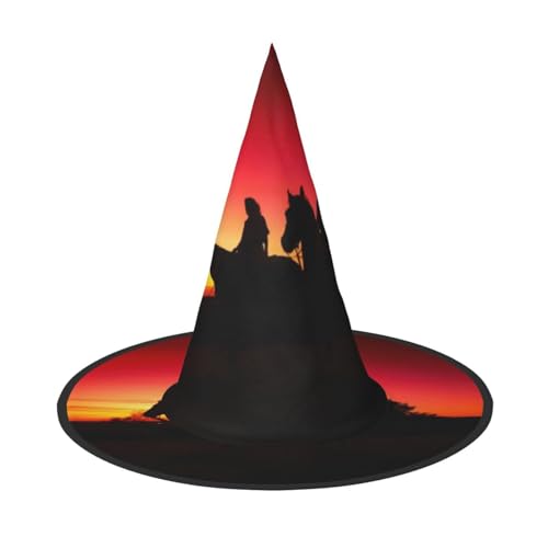 VXXNlnn Halloween-Hut – Hexen, Texas, Cowboy-Druck, Dekoration, Party, Cosplay, Rollenspiel, Festival, Karneval, Stirnband für Feste, Ostern, 2 Stück VXXNlnn Halloween-Hut – Hexen, Texas, Cowboy-Druck, Dekoration, Party, Cosplay, Rollenspiel, Festival, Karneval, Stirnband für Feste, Ostern, 2 Stück von VXXNlnn