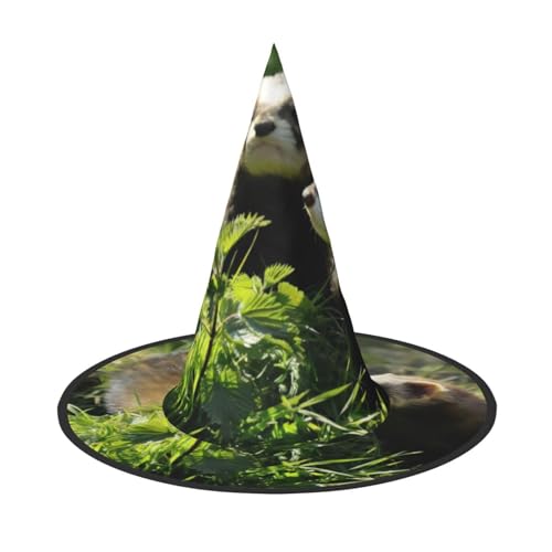 VXXNlnn Halloween-Hut – Hexen, Wildtiere, Frettchen, Druck, Dekoration, Party, Cosplay, Rollenspiel, Festival, Karneval, Stirnband für Feste, Ostern, 3 Stück VXXNlnn Halloween-Hut – Hexen, Wildtiere, Frettchen, Druck, Dekoration, Party, Cosplay, Rollenspiel, Festival, Karneval, Stirnband für Feste, Ostern, 3 Stück von VXXNlnn