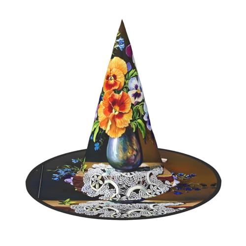 VXXNlnn Halloween-Hut – Hexen-Blumen-Diamant-Malerei, Druck, Dekoration, Party, Cosplay, Rollenspiel, Festival, Karneval, Stirnband für Feste, Ostern, 3 Stück VXXNlnn Halloween-Hut – Hexen-Blumen-Diamant-Malerei, Druck, Dekoration, Party, Cosplay, Rollenspiel, Festival, Karneval, Stirnband für Feste, Ostern, 3 Stück von VXXNlnn