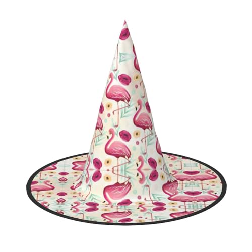 VXXNlnn Halloween-Hut – Hexen-Flamingo-Druck, Dekoration, Party, Cosplay, Rollenspiel, Festival, Karneval, Stirnband für Feste, Ostern, 2 Stück VXXNlnn Halloween-Hut – Hexen-Flamingo-Druck, Dekoration, Party, Cosplay, Rollenspiel, Festival, Karneval, Stirnband für Feste, Ostern, 2 Stück von VXXNlnn