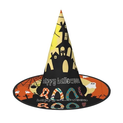 VXXNlnn Halloween-Hut – Hexen Halloween Geist Kürbis Druck Dekor Party Cosplay Rollenspiel Festival Karneval Stirnband für Feste, Ostern VXXNlnn Halloween-Hut – Hexen Halloween Geist Kürbis Druck Dekor Party Cosplay Rollenspiel Festival Karneval Stirnband für Feste, Ostern von VXXNlnn