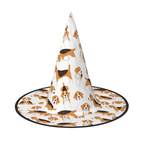 VXXNlnn Halloween-Hut – Hexen-Hunde-Druck, Dekoration, Party, Cosplay, Rollenspiel, Festival, Karneval, Stirnband für Feste, Ostern, 3 Stück VXXNlnn Halloween-Hut – Hexen-Hunde-Druck, Dekoration, Party, Cosplay, Rollenspiel, Festival, Karneval, Stirnband für Feste, Ostern, 3 Stück von VXXNlnn