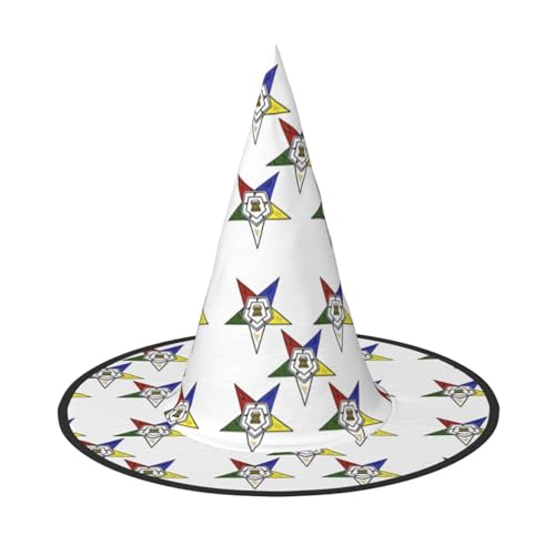 VXXNlnn Halloween-Hut – Hexen Sterne Oststerne Druck Dekor Party Cosplay Rollenspiel Festival Karneval Stirnband für Feste, Ostern von VXXNlnn