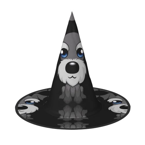 VXXNlnn Halloween-Hut – Hexen entzückender Schnauzer-Druck, Dekoration, Party, Cosplay, Rollenspiel, Festival, Karneval, Stirnband für Feste, Ostern, 3 Stück VXXNlnn Halloween-Hut – Hexen entzückender Schnauzer-Druck, Dekoration, Party, Cosplay, Rollenspiel, Festival, Karneval, Stirnband für Feste, Ostern, 3 Stück von VXXNlnn