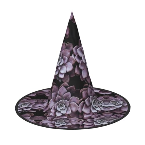 VXXNlnn Halloween-Hut – Hexen lila Pflanzen, Druck, Dekoration, Party, Cosplay, Rollenspiel, Festival, Karneval, Stirnband für Feste, Ostern, 2 Stück VXXNlnn Halloween-Hut – Hexen lila Pflanzen, Druck, Dekoration, Party, Cosplay, Rollenspiel, Festival, Karneval, Stirnband für Feste, Ostern, 2 Stück von VXXNlnn