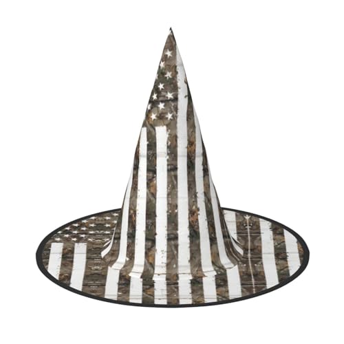 VXXNlnn Halloween-Hut – Hexen mit amerikanischem Camouflage-Druck, Dekoration, Party, Cosplay, Rollenspiel, Festival, Karneval, Stirnband für Feste, Ostern, 3 Stück VXXNlnn Halloween-Hut – Hexen mit amerikanischem Camouflage-Druck, Dekoration, Party, Cosplay, Rollenspiel, Festival, Karneval, Stirnband für Feste, Ostern, 3 Stück von VXXNlnn