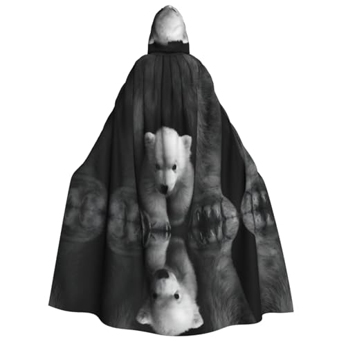 VXXNlnn Halloween-Kapuzenumhang für Erwachsene, Bären-Druck, Kostüm, Umhang für Party, Karneval, Cosplay und Bühnenauftritte VXXNlnn Halloween-Kapuzenumhang für Erwachsene, Bären-Druck, Kostüm, Umhang für Party, Karneval, Cosplay und Bühnenauftritte von VXXNlnn