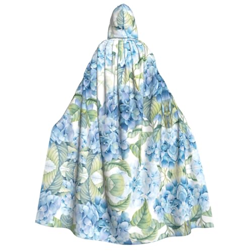 VXXNlnn Halloween Kapuzenumhang für Erwachsene, Hortensien-Druck, Kostüm, Umhang für Party, Karneval, Cosplay, Bühnenauftritte VXXNlnn Halloween Kapuzenumhang für Erwachsene, Hortensien-Druck, Kostüm, Umhang für Party, Karneval, Cosplay, Bühnenauftritte von VXXNlnn