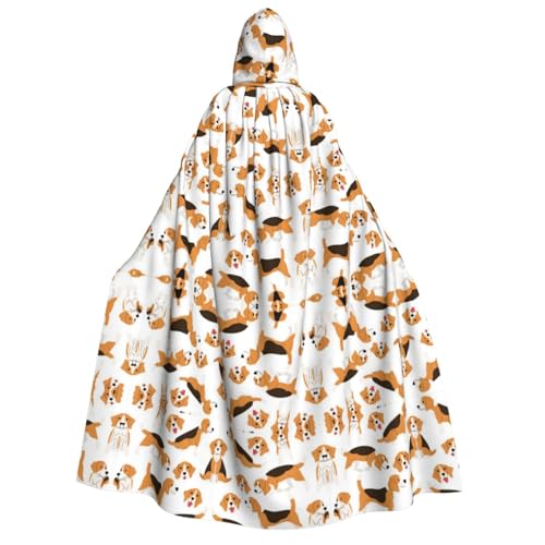 VXXNlnn Halloween-Kapuzenumhang für Erwachsene, Hunde-Druck, Kostüm, Umhang für Party, Karneval, Cosplay und Bühnenauftritte VXXNlnn Halloween-Kapuzenumhang für Erwachsene, Hunde-Druck, Kostüm, Umhang für Party, Karneval, Cosplay und Bühnenauftritte von VXXNlnn