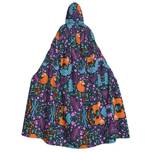 VXXNlnn Halloween Kapuzenumhang für Erwachsene, Katzendruck, Kostüm, Umhang für Party, Karneval, Cosplay und Bühnenauftritte VXXNlnn Halloween Kapuzenumhang für Erwachsene, Katzendruck, Kostüm, Umhang für Party, Karneval, Cosplay und Bühnenauftritte von VXXNlnn