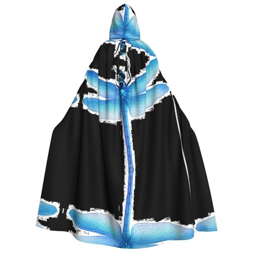 VXXNlnn Halloween-Kapuzenumhang für Erwachsene, Libellen-Druck, Kostüm, Umhang für Party, Karneval, Cosplay, Bühnenauftritte VXXNlnn Halloween-Kapuzenumhang für Erwachsene, Libellen-Druck, Kostüm, Umhang für Party, Karneval, Cosplay, Bühnenauftritte von VXXNlnn