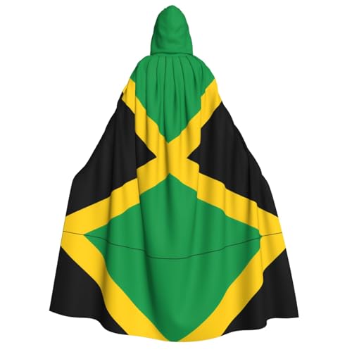 VXXNlnn Halloween-Kapuzenumhang für Erwachsene, Motiv: Flagge von Jamaika, für Party, Karneval, Cosplay und Bühnenauftritte VXXNlnn Halloween-Kapuzenumhang für Erwachsene, Motiv: Flagge von Jamaika, für Party, Karneval, Cosplay und Bühnenauftritte von VXXNlnn