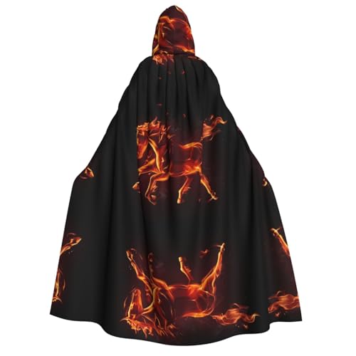 VXXNlnn Halloween-Kapuzenumhang für Erwachsene, Pferdemotiv, Umhang für Party, Karneval, Cosplay und Bühnenauftritte VXXNlnn Halloween-Kapuzenumhang für Erwachsene, Pferdemotiv, Umhang für Party, Karneval, Cosplay und Bühnenauftritte von VXXNlnn