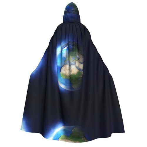VXXNlnn Halloween-Kapuzenumhang für Erwachsene, mit leuchtendem Erddruck, Umhang für Party, Karneval, Cosplay und Bühnenauftritte VXXNlnn Halloween-Kapuzenumhang für Erwachsene, mit leuchtendem Erddruck, Umhang für Party, Karneval, Cosplay und Bühnenauftritte von VXXNlnn