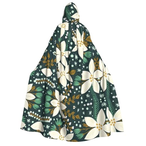 VXXNlnn Halloween-Kapuzenumhang für Erwachsene – Blumenmuster, Kostüm, Umhang für Party, Karneval, Cosplay und Bühnenauftritte VXXNlnn Halloween-Kapuzenumhang für Erwachsene – Blumenmuster, Kostüm, Umhang für Party, Karneval, Cosplay und Bühnenauftritte von VXXNlnn