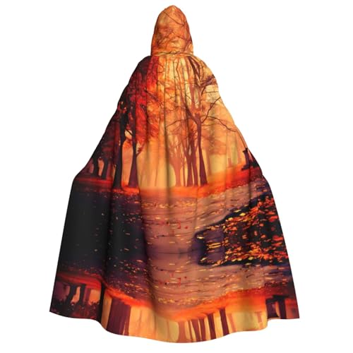 VXXNlnn Halloween-Kapuzenumhang für Erwachsene – Herbst-Druck, Kostüm, Umhang für Party, Karneval, Cosplay und Bühnenauftritte VXXNlnn Halloween-Kapuzenumhang für Erwachsene – Herbst-Druck, Kostüm, Umhang für Party, Karneval, Cosplay und Bühnenauftritte von VXXNlnn