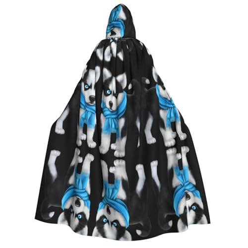 VXXNlnn Halloween-Kapuzenumhang für Erwachsene – blauäugiger Hundekostüm, Umhang für Party, Karneval, Cosplay und Bühnenauftritte VXXNlnn Halloween-Kapuzenumhang für Erwachsene – blauäugiger Hundekostüm, Umhang für Party, Karneval, Cosplay und Bühnenauftritte von VXXNlnn