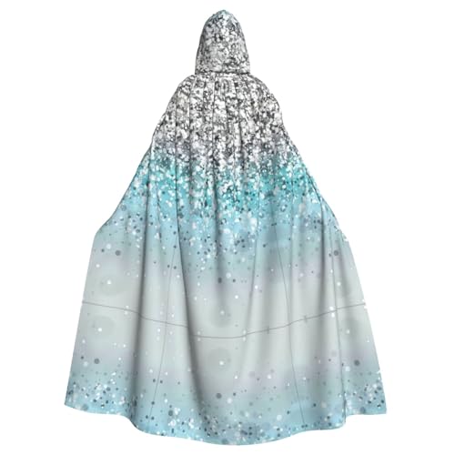VXXNlnn Halloween-Umhang mit Kapuze für Erwachsene, Unisex, glitzernder blauer Hintergrund, Volldruck, Cosplay-Umhang für Partys, Karneval und Themenveranstaltungen VXXNlnn Halloween-Umhang mit Kapuze für Erwachsene, Unisex, glitzernder blauer Hintergrund, Volldruck, Cosplay-Umhang für Partys, Karneval und Themenveranstaltungen von VXXNlnn