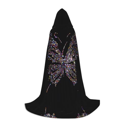 VXXNlnn L Halloween Kapuzenumhang - Unisex Blühender Schmetterling Druck Cosplay Robe für Party, Karneval, Comic Ausstellung, Ostern & mehr VXXNlnn L Halloween Kapuzenumhang - Unisex Blühender Schmetterling Druck Cosplay Robe für Party, Karneval, Comic Ausstellung, Ostern & mehr von VXXNlnn