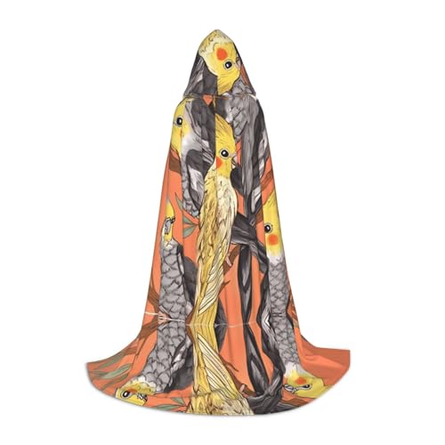 VXXNlnn L Halloween Kapuzenumhang - Unisex Kleine Nymphensittiche Druck Cosplay Robe für Party, Karneval, Comic Ausstellung, Ostern & mehr VXXNlnn L Halloween Kapuzenumhang - Unisex Kleine Nymphensittiche Druck Cosplay Robe für Party, Karneval, Comic Ausstellung, Ostern & mehr von VXXNlnn
