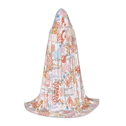 VXXNlnn L Halloween Kapuzenumhang - Unisex Korallenriff Druck Cosplay Robe für Party, Karneval, Comic Ausstellung, Ostern & mehr VXXNlnn L Halloween Kapuzenumhang - Unisex Korallenriff Druck Cosplay Robe für Party, Karneval, Comic Ausstellung, Ostern & mehr von VXXNlnn