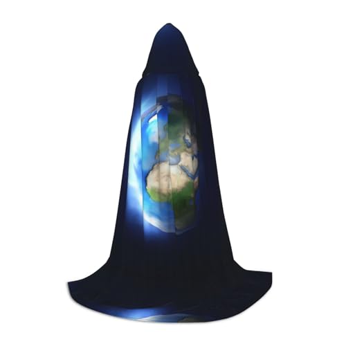 VXXNlnn L Halloween Kapuzenumhang - Unisex Leuchtende Erde Druck Cosplay Robe für Party, Karneval, Comic Ausstellung, Ostern & mehr VXXNlnn L Halloween Kapuzenumhang - Unisex Leuchtende Erde Druck Cosplay Robe für Party, Karneval, Comic Ausstellung, Ostern & mehr von VXXNlnn