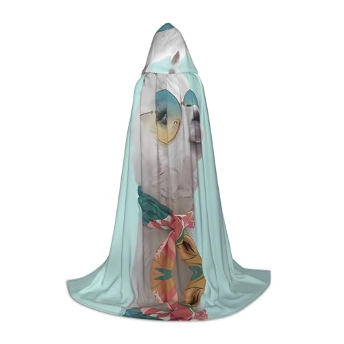 VXXNlnn L Halloween Kapuzenumhang - Unisex Lustiges Lama-Muster Druck Cosplay Robe für Party, Karneval, Comic Ausstellung, Ostern & mehr VXXNlnn L Halloween Kapuzenumhang - Unisex Lustiges Lama-Muster Druck Cosplay Robe für Party, Karneval, Comic Ausstellung, Ostern & mehr von VXXNlnn