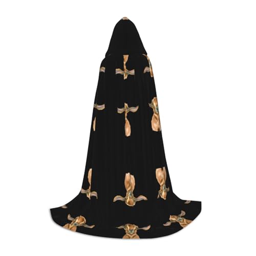 VXXNlnn M Halloween Kapuzenumhang - Unisex Bauernhof Tier Ziege Druck Cosplay Robe für Party, Karneval, Comic Ausstellung, Ostern & mehr VXXNlnn M Halloween Kapuzenumhang - Unisex Bauernhof Tier Ziege Druck Cosplay Robe für Party, Karneval, Comic Ausstellung, Ostern & mehr von VXXNlnn