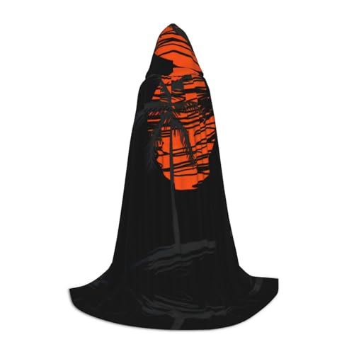 VXXNlnn M Halloween Kapuzenumhang - Unisex Illustration von Palmen Druck Cosplay Robe für Party, Karneval, Comic Ausstellung, Ostern & mehr VXXNlnn M Halloween Kapuzenumhang - Unisex Illustration von Palmen Druck Cosplay Robe für Party, Karneval, Comic Ausstellung, Ostern & mehr von VXXNlnn