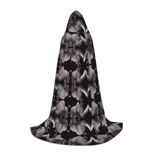 VXXNlnn S Halloween Kapuzenumhang - Unisex Angry Nashorn Print Cosplay Robe für Party, Karneval, Comic Ausstellung, Ostern & mehr VXXNlnn S Halloween Kapuzenumhang - Unisex Angry Nashorn Print Cosplay Robe für Party, Karneval, Comic Ausstellung, Ostern & mehr von VXXNlnn