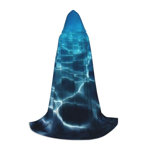 VXXNlnn S Halloween Kapuzenumhang - Unisex Blau Deep Ocean Print Cosplay Robe für Party, Karneval, Comic Ausstellung, Ostern & mehr VXXNlnn S Halloween Kapuzenumhang - Unisex Blau Deep Ocean Print Cosplay Robe für Party, Karneval, Comic Ausstellung, Ostern & mehr von VXXNlnn