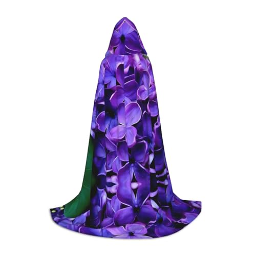 VXXNlnn S Halloween Kapuzenumhang - Unisex Lila Blumendruck Cosplay Robe für Party, Karneval, Comic Ausstellung, Ostern & mehr VXXNlnn S Halloween Kapuzenumhang - Unisex Lila Blumendruck Cosplay Robe für Party, Karneval, Comic Ausstellung, Ostern & mehr von VXXNlnn