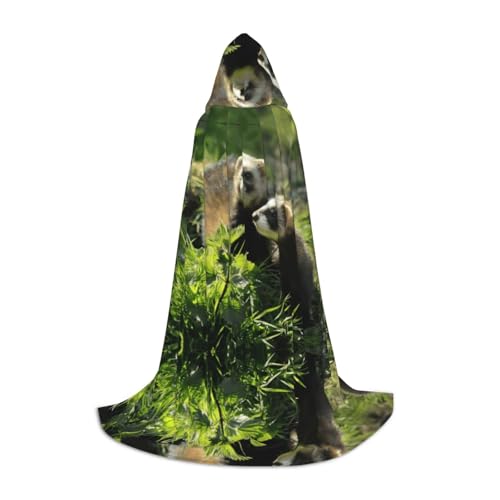 VXXNlnn S Halloween Kapuzenumhang - Unisex Wildlife Frettchen Druck Cosplay Robe für Party, Karneval, Comic Ausstellung, Ostern & mehr VXXNlnn S Halloween Kapuzenumhang - Unisex Wildlife Frettchen Druck Cosplay Robe für Party, Karneval, Comic Ausstellung, Ostern & mehr von VXXNlnn