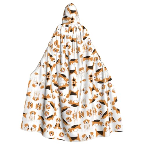 VXXNlnn Unisex Erwachsene Halloween Kapuzenumhang - Hund Volldruck Cosplay Umhang für Partys, Karneval & Themenveranstaltungen VXXNlnn Unisex Erwachsene Halloween Kapuzenumhang - Hund Volldruck Cosplay Umhang für Partys, Karneval & Themenveranstaltungen von VXXNlnn