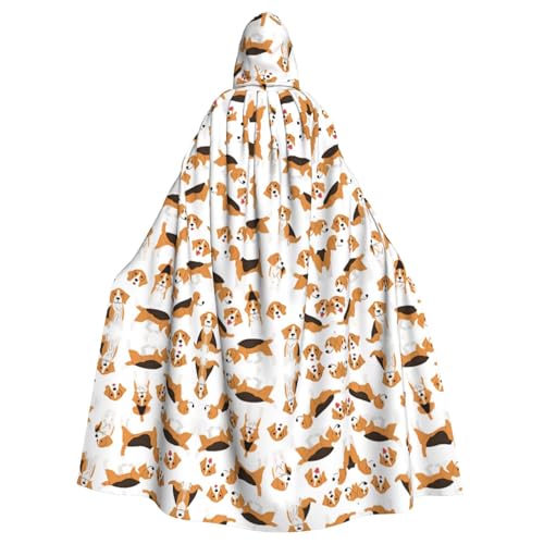 VXXNlnn Unisex Erwachsene Halloween Kapuzenumhang - Hund Volldruck Cosplay Umhang für Partys, Karneval & Themenveranstaltungen VXXNlnn Unisex Erwachsene Halloween Kapuzenumhang - Hund Volldruck Cosplay Umhang für Partys, Karneval & Themenveranstaltungen von VXXNlnn