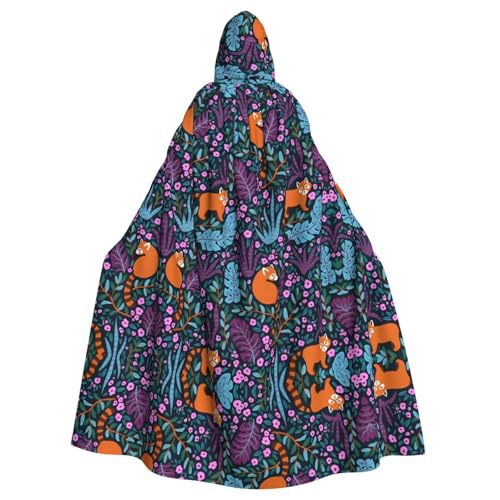 VXXNlnn Unisex Erwachsene Halloween Kapuzenumhang - Katzendruck Volldruck Cosplay Umhang für Partys, Karneval & Themenveranstaltungen VXXNlnn Unisex Erwachsene Halloween Kapuzenumhang - Katzendruck Volldruck Cosplay Umhang für Partys, Karneval & Themenveranstaltungen von VXXNlnn