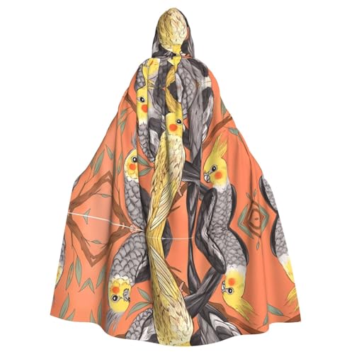 VXXNlnn Unisex Erwachsene Halloween Kapuzenumhang - Kleine Nymphensittiche Volldruck Cosplay Umhang für Partys, Karneval & Themenveranstaltungen VXXNlnn Unisex Erwachsene Halloween Kapuzenumhang - Kleine Nymphensittiche Volldruck Cosplay Umhang für Partys, Karneval & Themenveranstaltungen von VXXNlnn