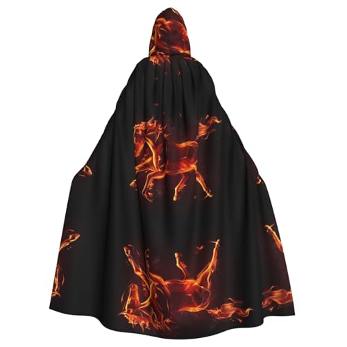 VXXNlnn Unisex Erwachsene Halloween Kapuzenumhang - Pferd Volldruck Cosplay Umhang für Partys, Karneval & Themenveranstaltungen VXXNlnn Unisex Erwachsene Halloween Kapuzenumhang - Pferd Volldruck Cosplay Umhang für Partys, Karneval & Themenveranstaltungen von VXXNlnn